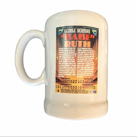 TOPPS BABE RUTH NEW YORK YANKEES 100TH BIRTHDAY MUG - NUMBERED 4798 - Picture 2 of 12